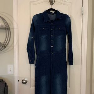 Haoduoyi Denim Jumpsuit